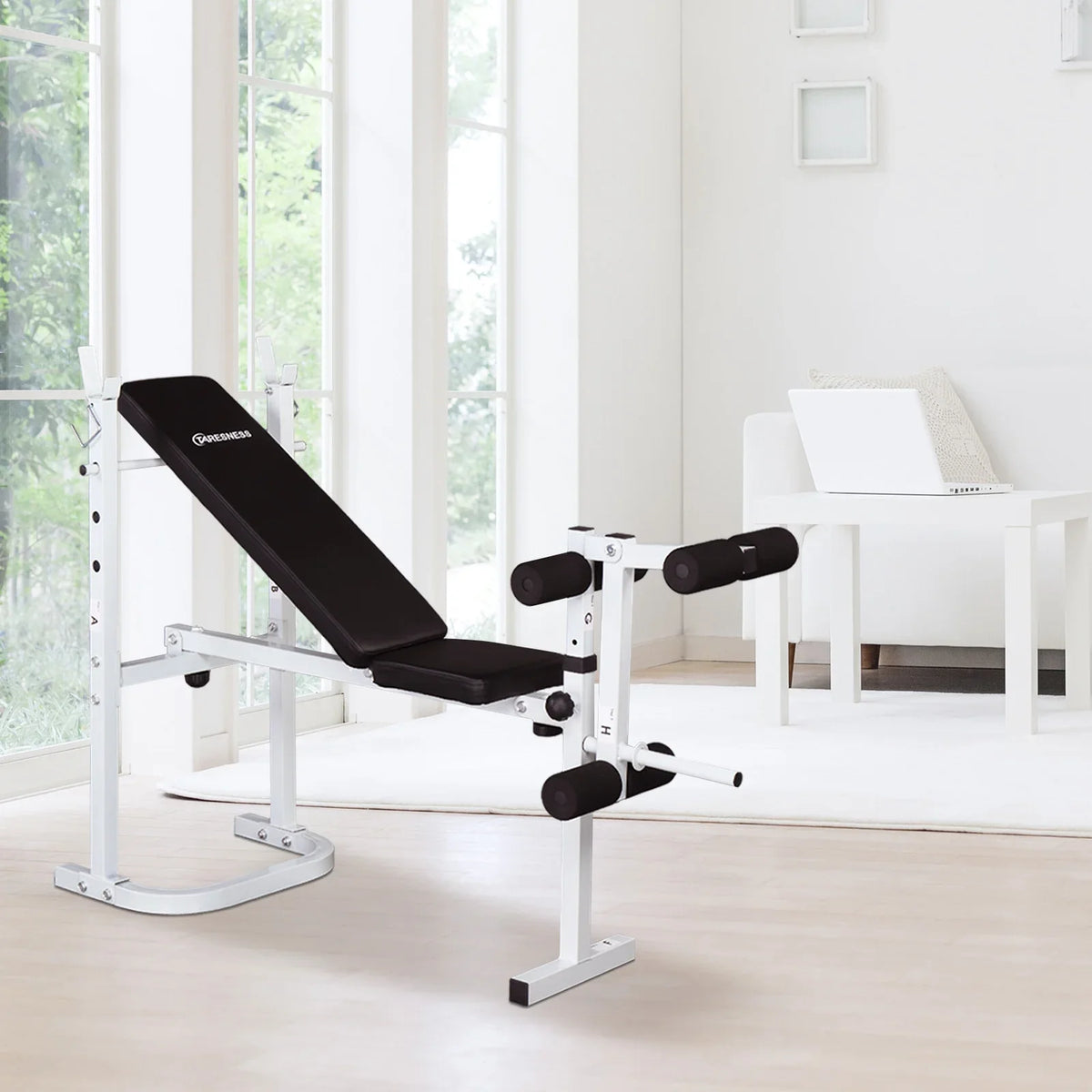 Winado Squat Adjustable Weight with Bench, Rack Olympic