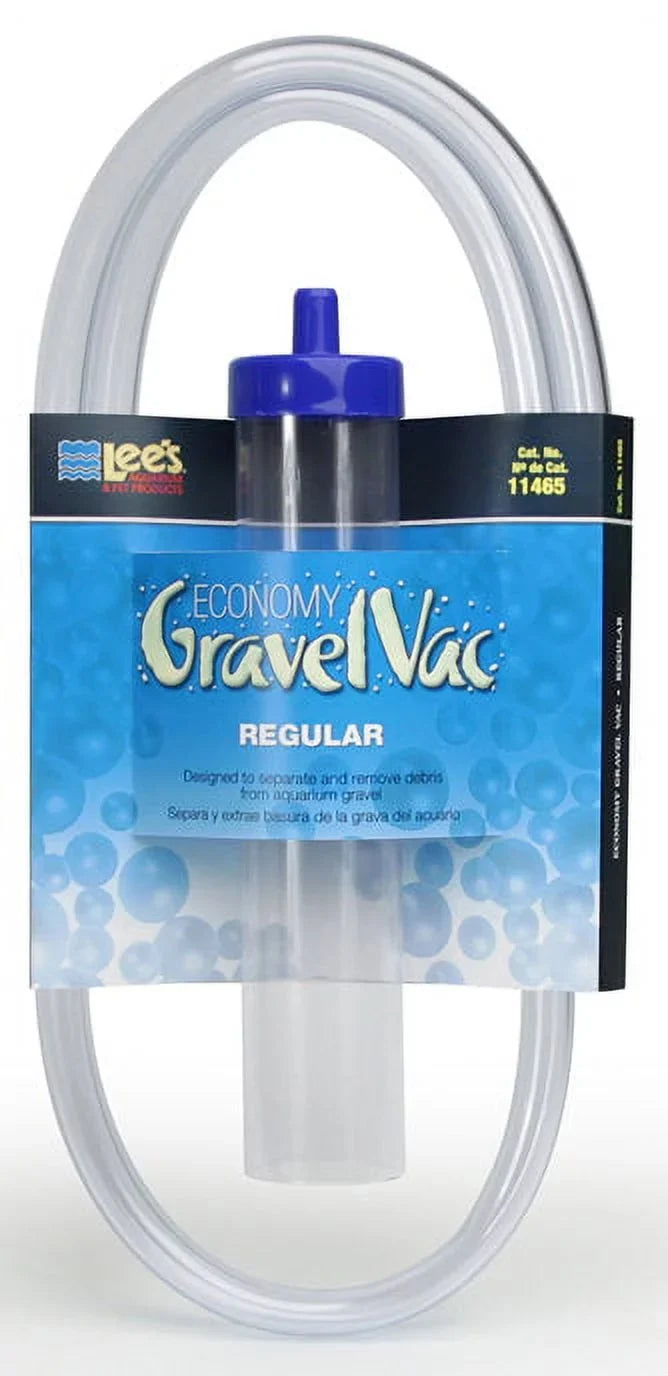 107024 - Pet Vacuum, Color Lees Economy Gravel Aquarium Products Multi & Large
