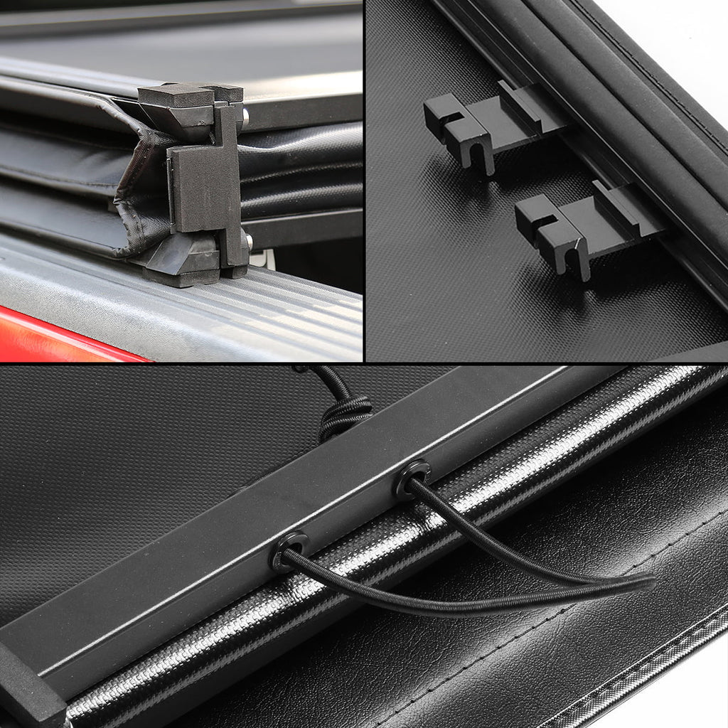 Motoring 15 2019 Top TTC-TRISOFT-057 Adjustable 16 Tonneau Fleetside 18 Soft For 6.5' to Tri -Fold DNA Tundra Bed 2014 17 Trunk Cover