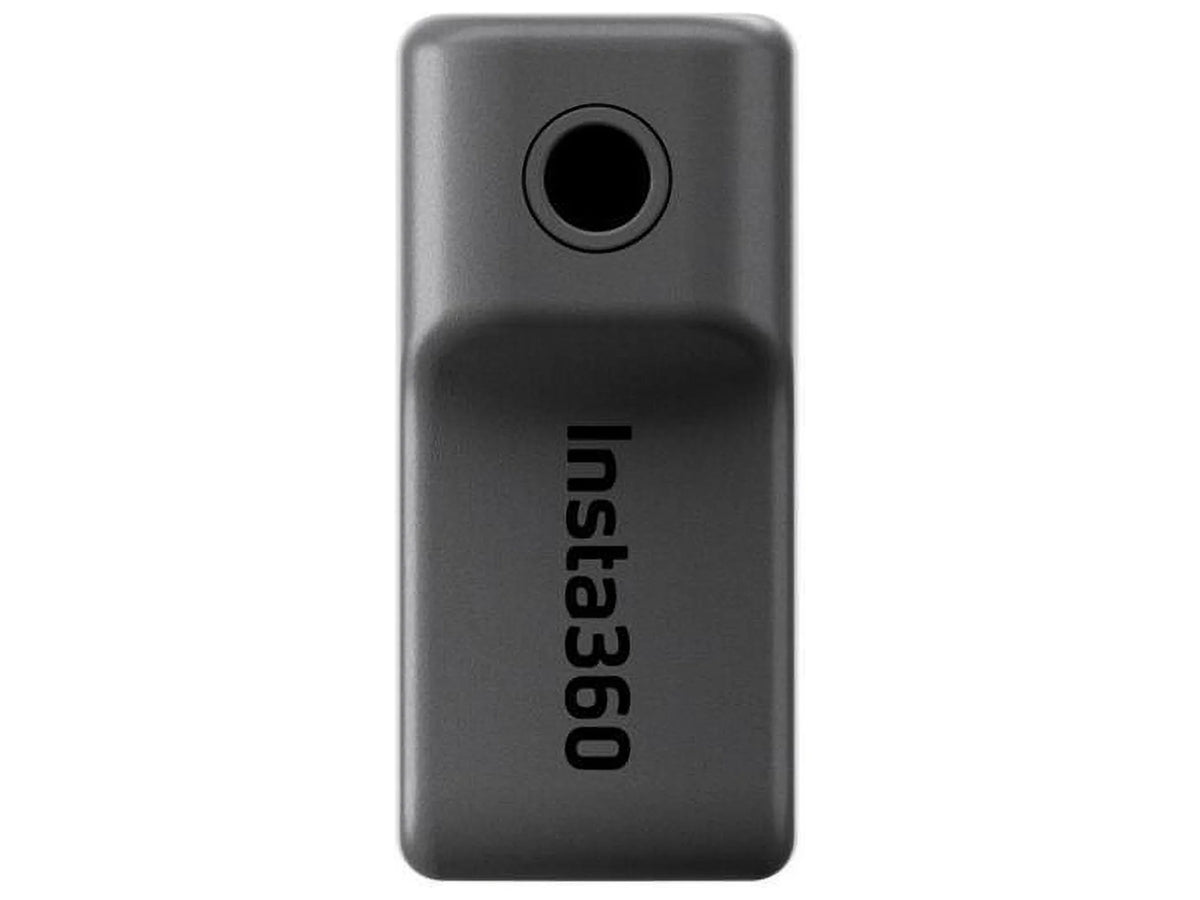 Black Insta360 Vertical X2, ONE Microphone for CINTYAV-E Adapter