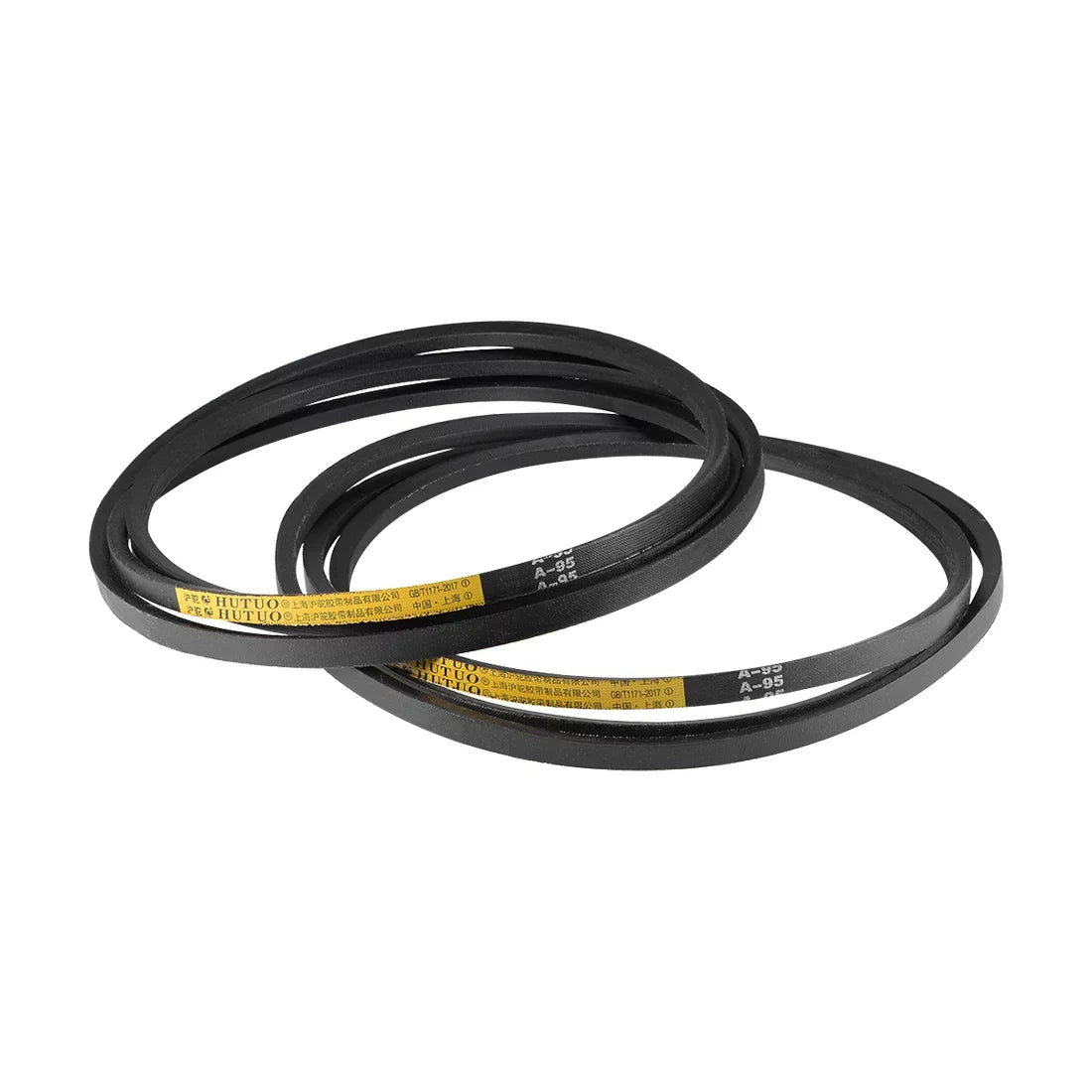 A95 2pcs V-Belts Drive 95" Mid-Perimeter, Belt A-Section Rubber