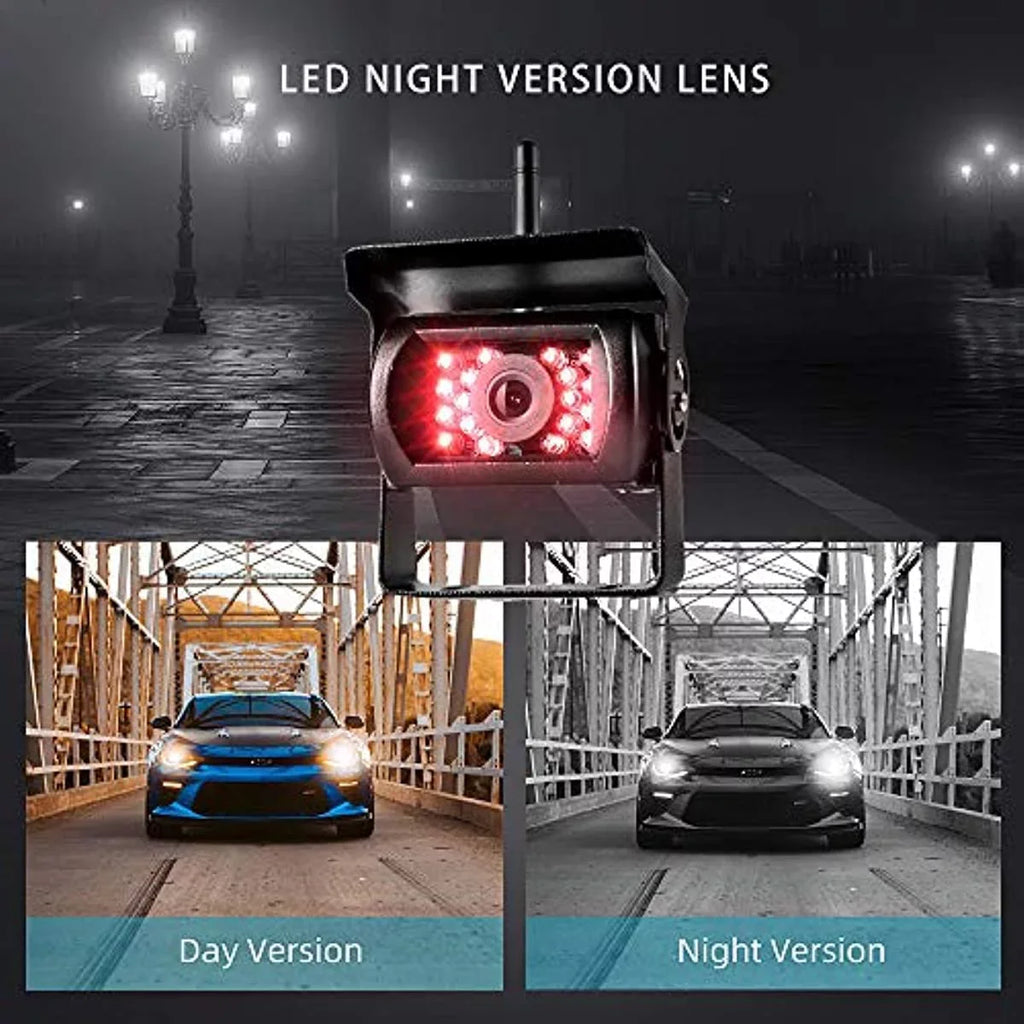 SUV Monitor Camera 7 Rear Bus Backup Wireless Monitor Camera Bileeko Trailers RV Trucks View and inch LCD 2 for Kit