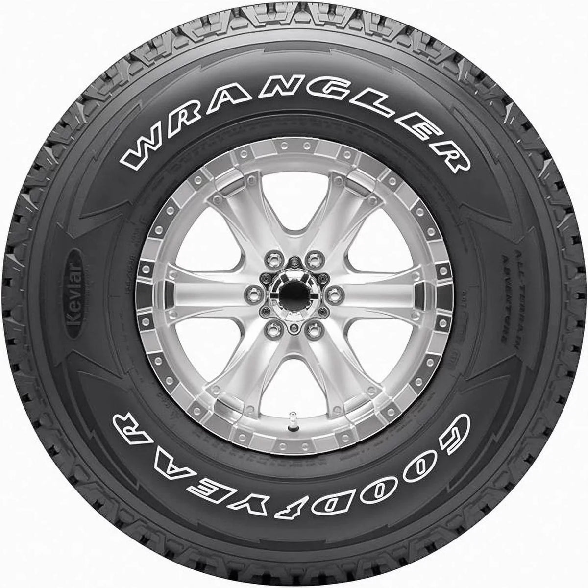 Kevlar with Truck Light Adventure Terrain 275/65R18 All-Terrain All 116T Tire Wrangler Goodyear