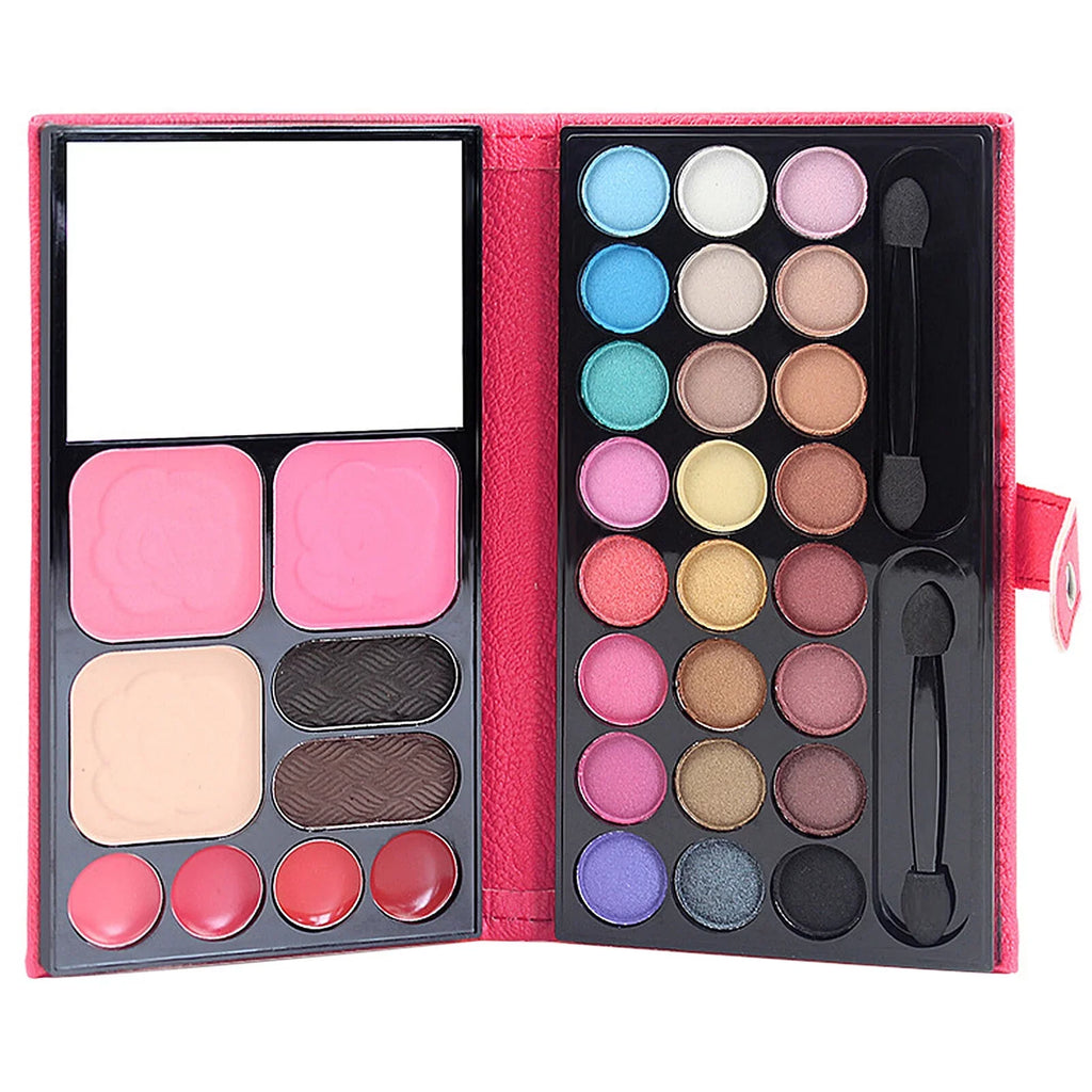 Eyebrow Set Lip Blush Jelly Makeup Eyeshadow Palette Kit 24 Colors Powder Facial