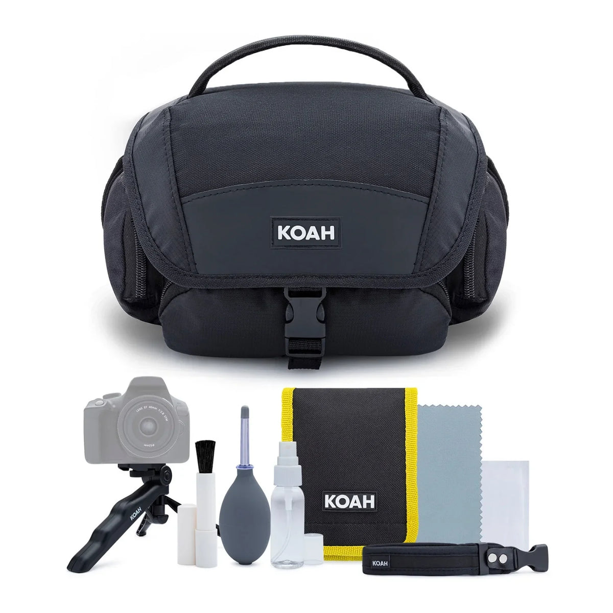 64GB WG-90 Kit Cleaning Camera Compact (Black) Card Memory Bag Accessory and PENTAX with