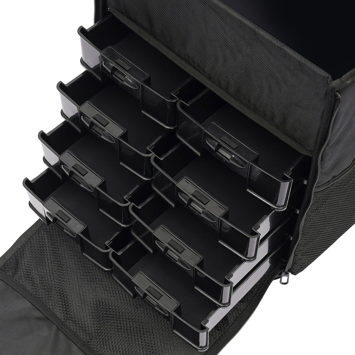 Cosmetic Makeup Trolley, Up Suitcase Trolley, Case, Make Makeup Wheels Case Cosmetic Suitcase Rolling with