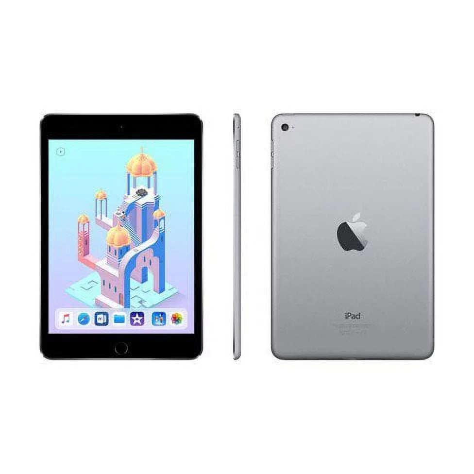 '- Good) Pre-Owned 64GB (Refurbished: iPad Mini 4 - Gray Wi-Fi - Only Space