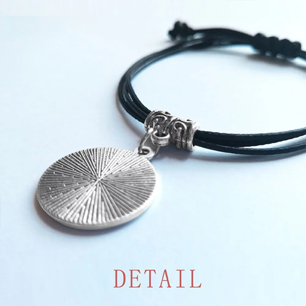 Paris Bracelet Of Triumphal Best Black Jewelry Arch Wristband Rope Leather