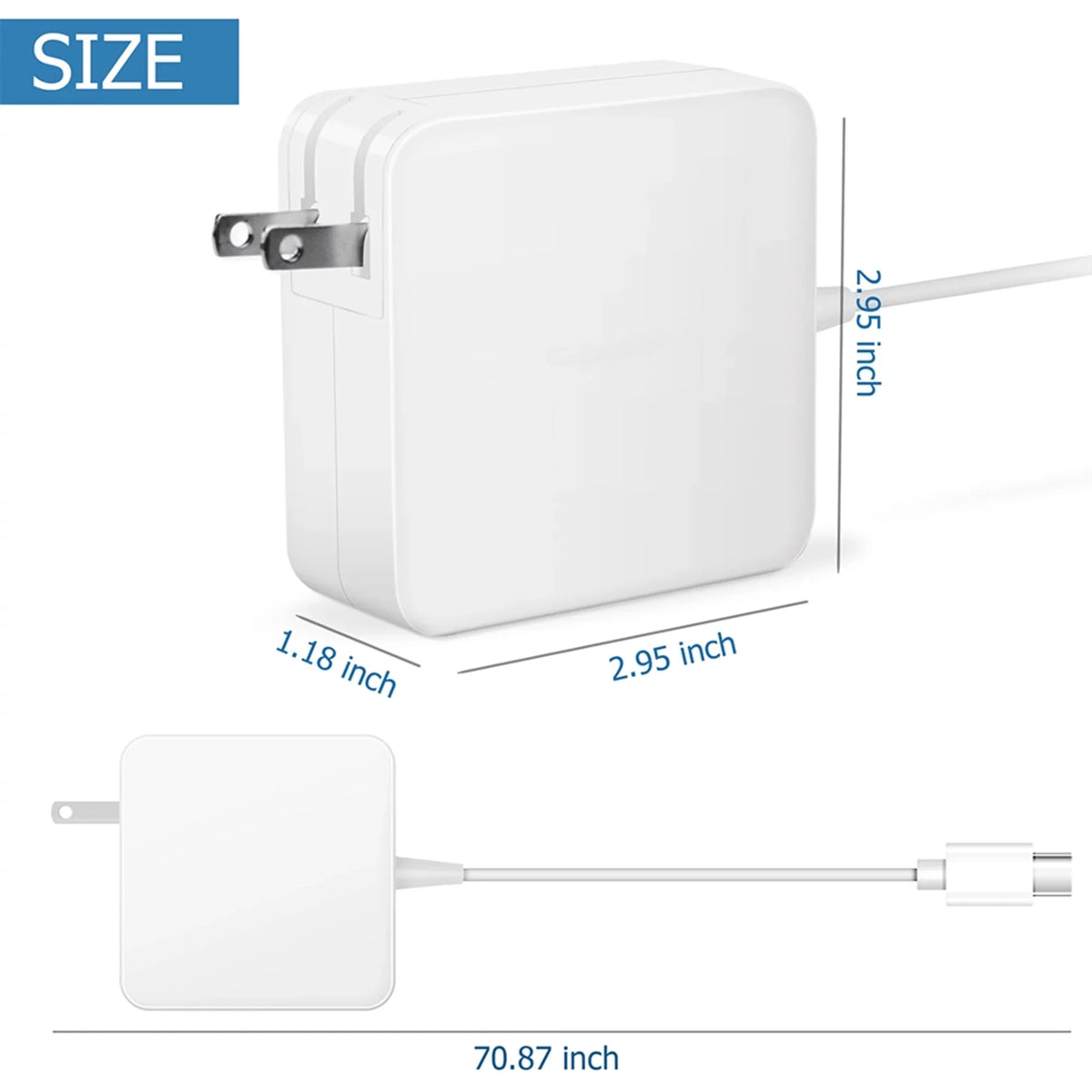 for Compatible DELL AC 65W KONKIN Cord Power Adapter 7390 USB-C 2-in-1 Replacement BOO Latitude Charger PSU 7285 White