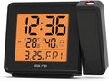 Alarm - Time Ceiling Digital on Time BALDR Clock Wall (Black) Projector Projection Atomic