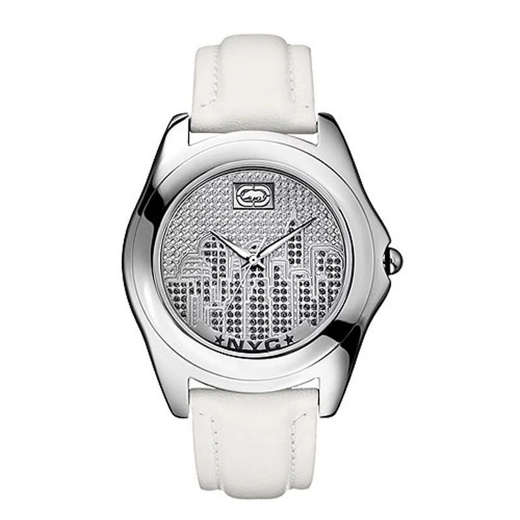 Watch Men Leather E08504G6 White