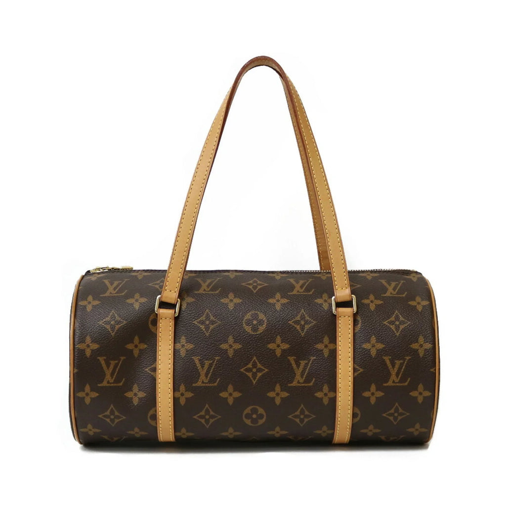 Pre-Owned Bag M51385 Women's (Good) Brown Monogram 30 Canvas Shoulder Papillon