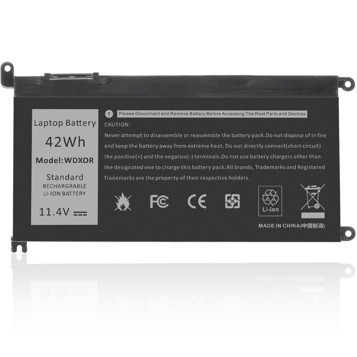 P58F 42Wh WDX0R 5568 For 15-5567 Inspiron WDXOR Battery 14-7460 Dell T2JX4