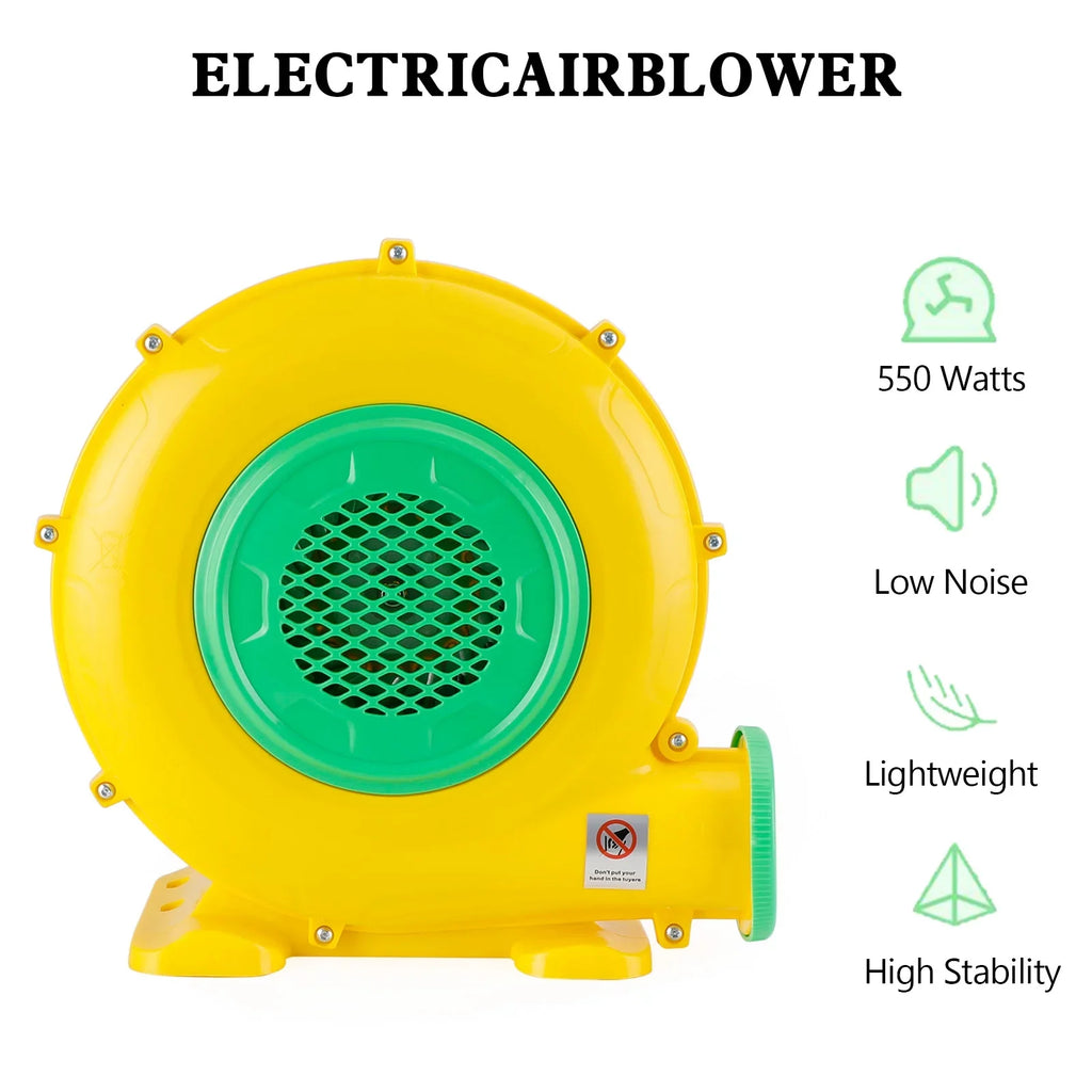 Pump Air Fan Inflatable 550 House castle Inflatable Bounce slide liquid Watt Blower