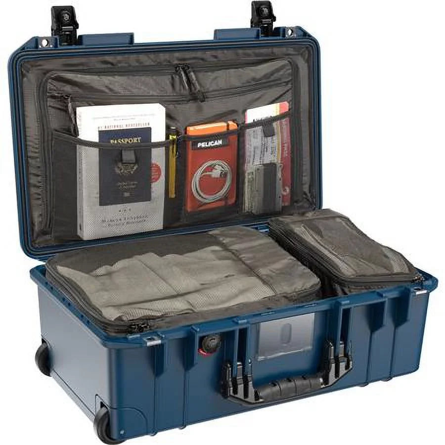 with Air Carry-On Organizer Indigo Lid 1535TRVL Case Cubes, and Packing Wheeled Travel