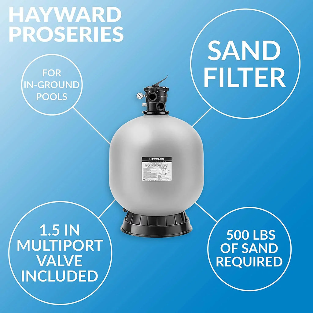 Hayward 30" Pro Sand W3S310S Pool Series Filter Tank Side Mount