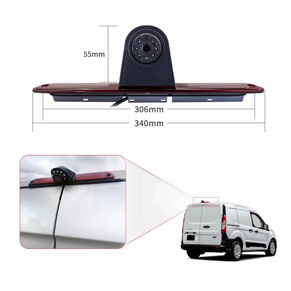 (with Camera Brake Light Carevas Monitor) Backup Vans -Benz Sprinter/ LED Light Parking for 7in Crafter