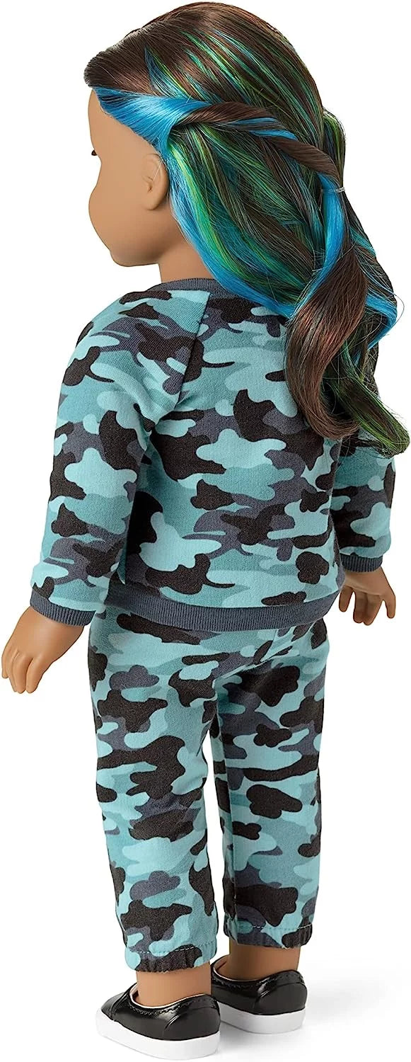 Hair American Brown Chic Doll Hazel Me Outfit DN89 18" Truly Girl #89 Highlights Street Blue Eyes