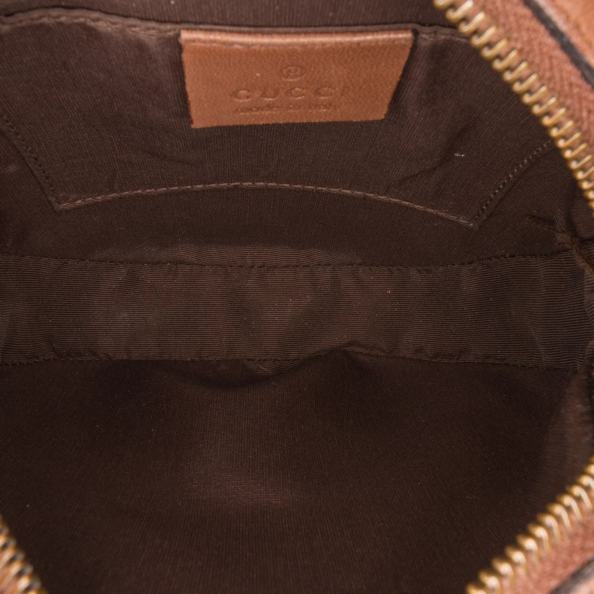 Unisex Crossbody Brown Pre-Owned Crossbody GG Bag Authenticated (Good) Fabric Canvas Round