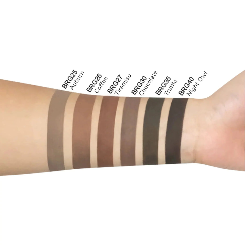 Colors Makeup-Street 6.2g 3 Hazel Free Brow Pro Vegan Matte Texture Palette - Eye Paraben