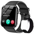 and Modes Bluetooth Black for 100+ Call/Voice Watch Fitness Sports iOS, with 1.83" Waterproof, for Smart Watch Women Android Assistant,