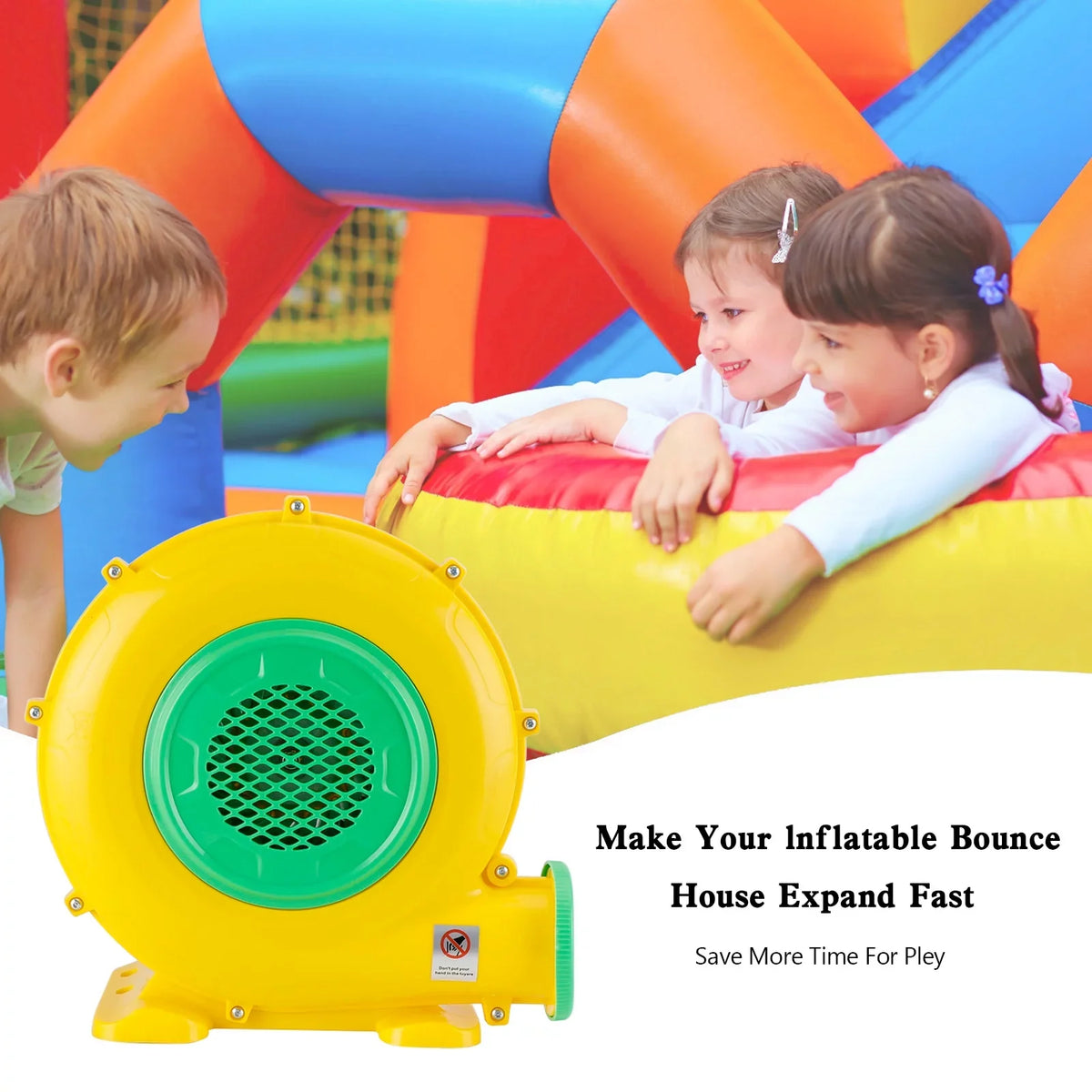 Pump Air Fan Inflatable 550 House castle Inflatable Bounce slide liquid Watt Blower