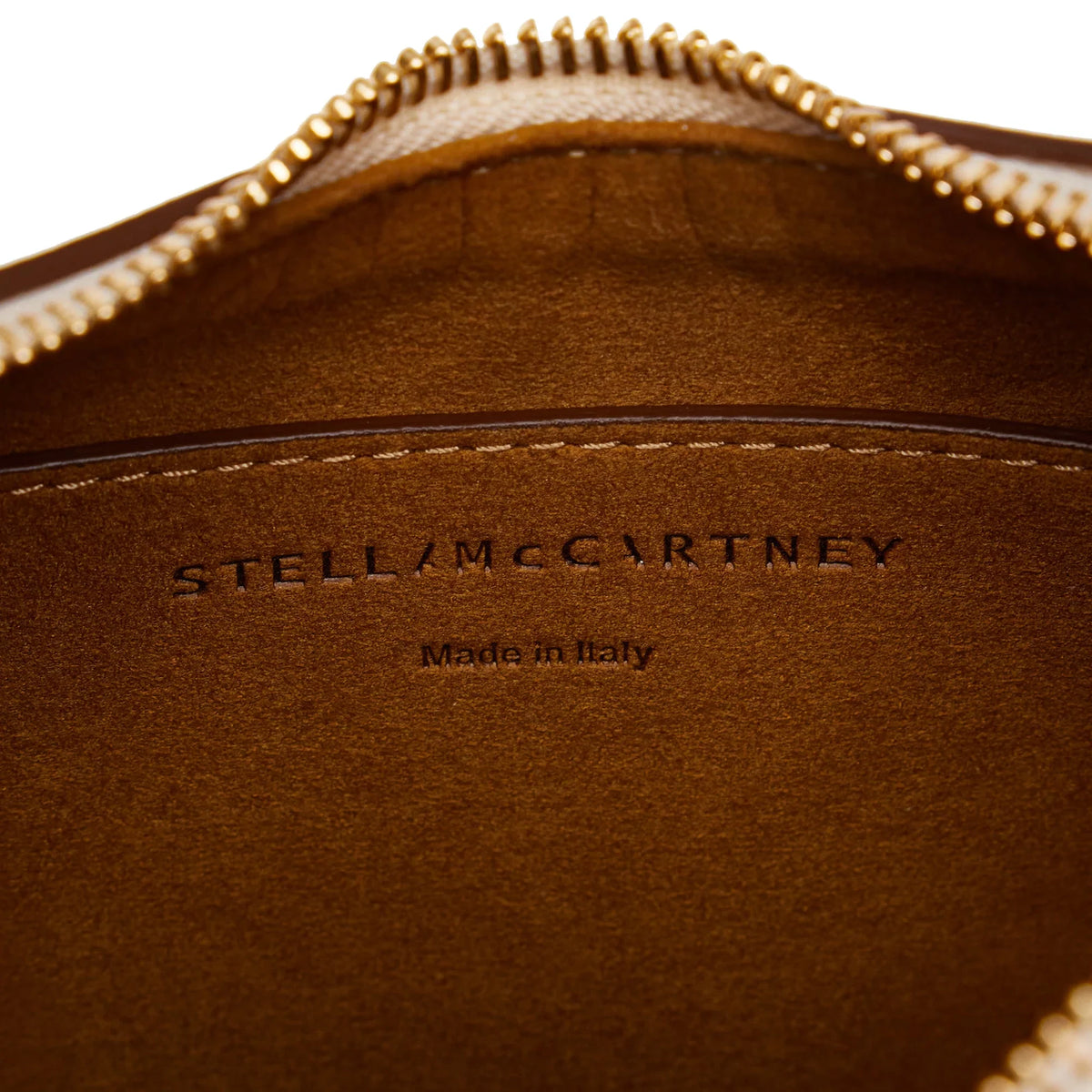 Fabric Linea Polyester Unisex (Good) McCartney Bag Pre-Owned Logo Vegetarian Authenticated Stella Shoulder Brown