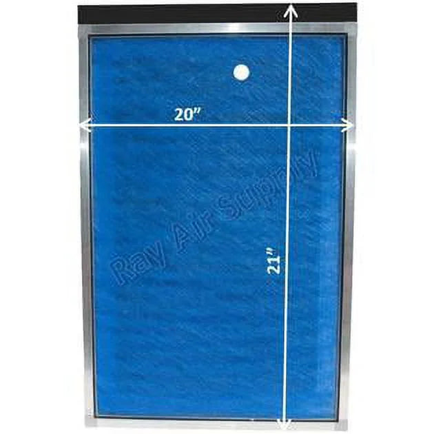 BLUE Air Replacement Compatible Guard Cleaner SUPPLY Filter Pads MicroPower (3 20x21 RAYAIR with Pack)