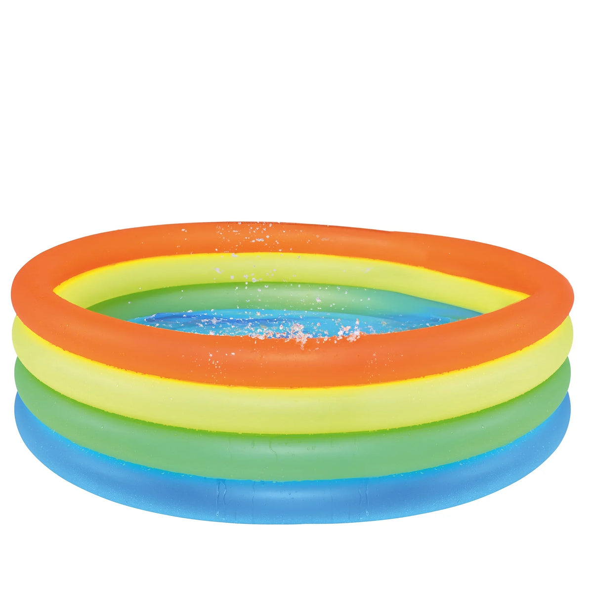 Children's Colored 59" Inflatable Central Vibrantly Pool Swimming Pool