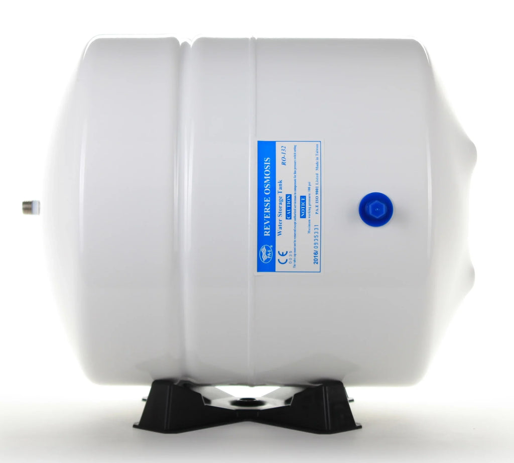 Tank liquid Gallon 1/4" RO-132-W14 4.5 Osmosis Reverse - Steel Hydronix Port White, Storage Stainless