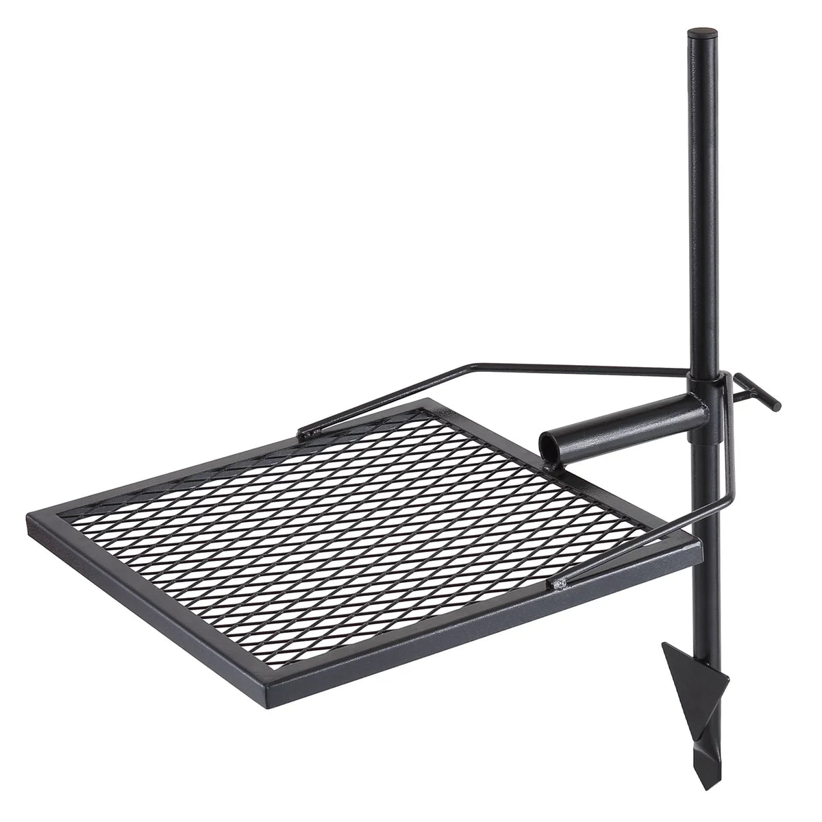 Duty Grate x Adjustable Grill Steel Cooking 16" Swivel BENTISM Open Campfire Heavy 16" Fire