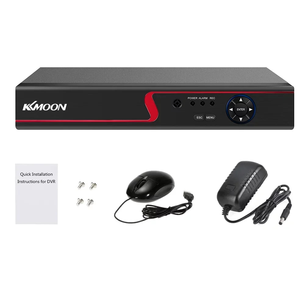Digital Security Remote 1080P CCTV DVR Kit DVR System Video 5 Phone Monitoring KKmoon P2P 8CH Camera Surveillance in 1 Recorder