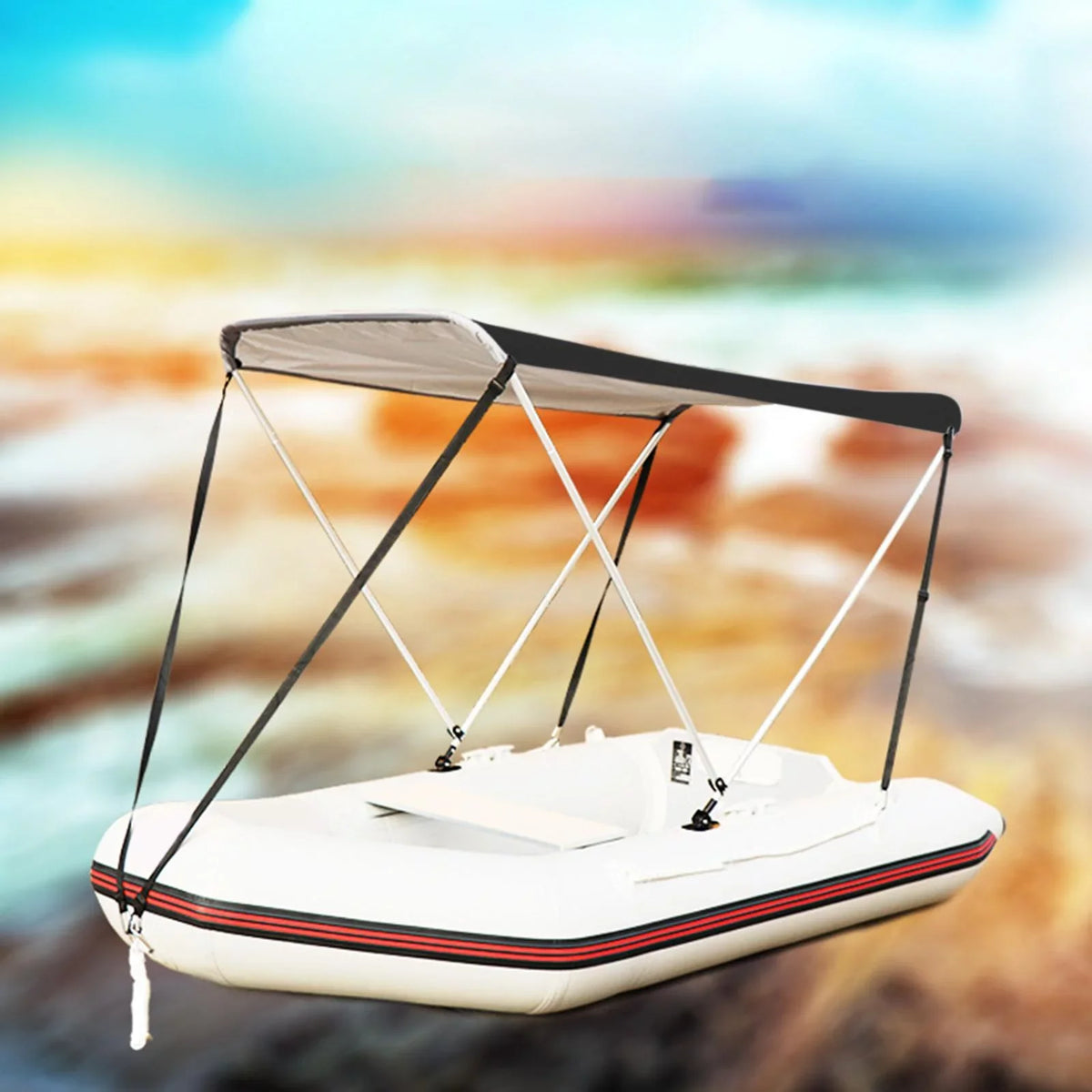 Inflatable Shade Cover Bimini Boat Sun Protection Sun Canopy Top