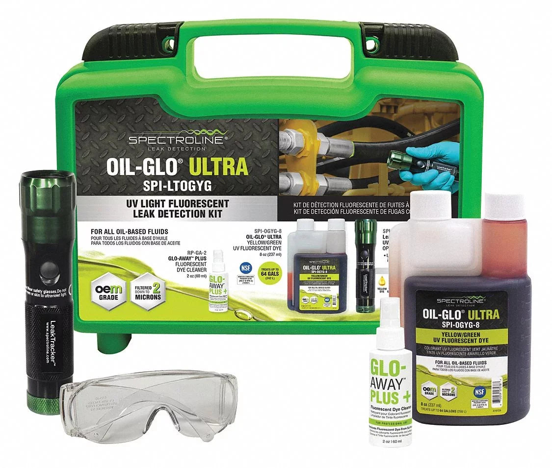 Hydraulic SPI-LTOGYG Leak Detection Oil Kit Spectroline