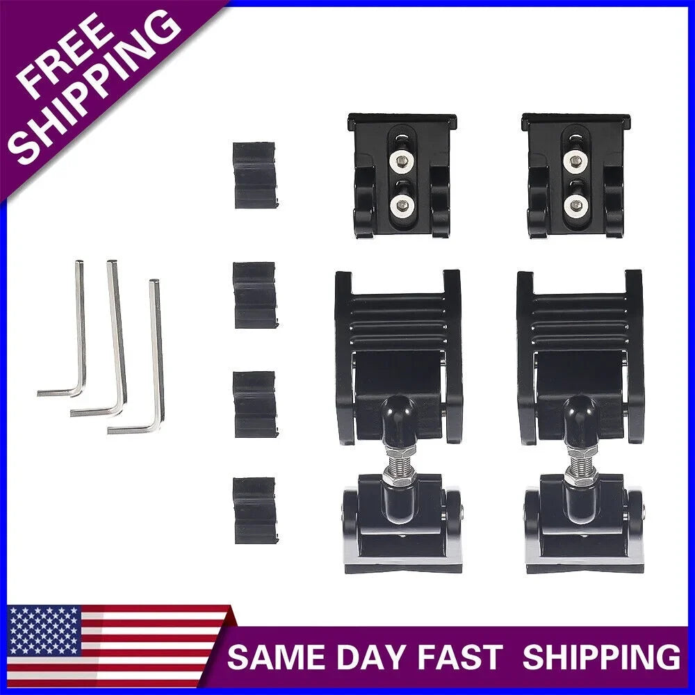 Jahy2Tech Jeep 2 Latch Catch Protection Black Front Hood - of Wrangler Increased Set Lock 07-18 JK for Vehicle