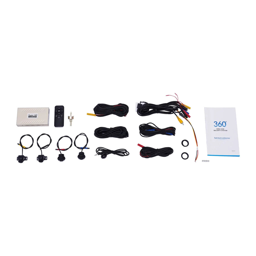 Record parking View Backup Bird Car Camera Denest Surround monitoring HD System 360 DVR