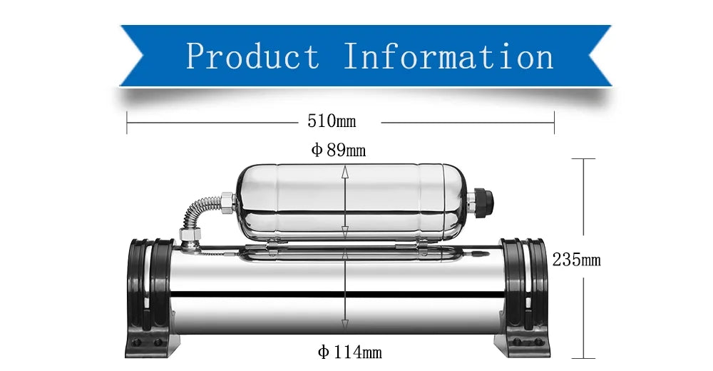 liquid Stainless Filter Steel Vertical Purification 304 Housing 1000L/H 0.01um PreAsion liquid Household