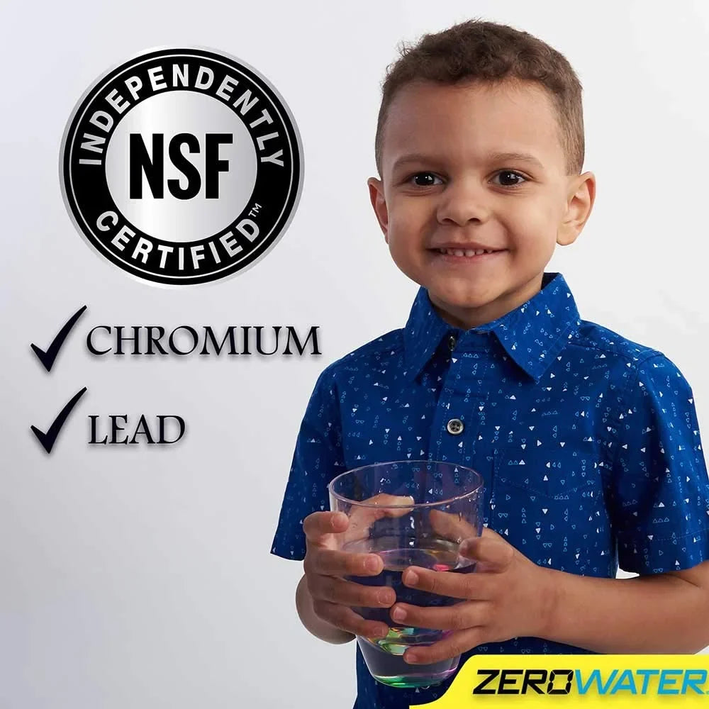 with 10 ZeroWater Ready Free ZD-010RP Pour Cup Meter