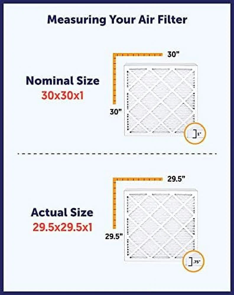 X .75 | Pleated 8 | 12 12 X tual Air X 12 Filter Furne HV Filters 4-PK X dimension 1 MERV 12 |