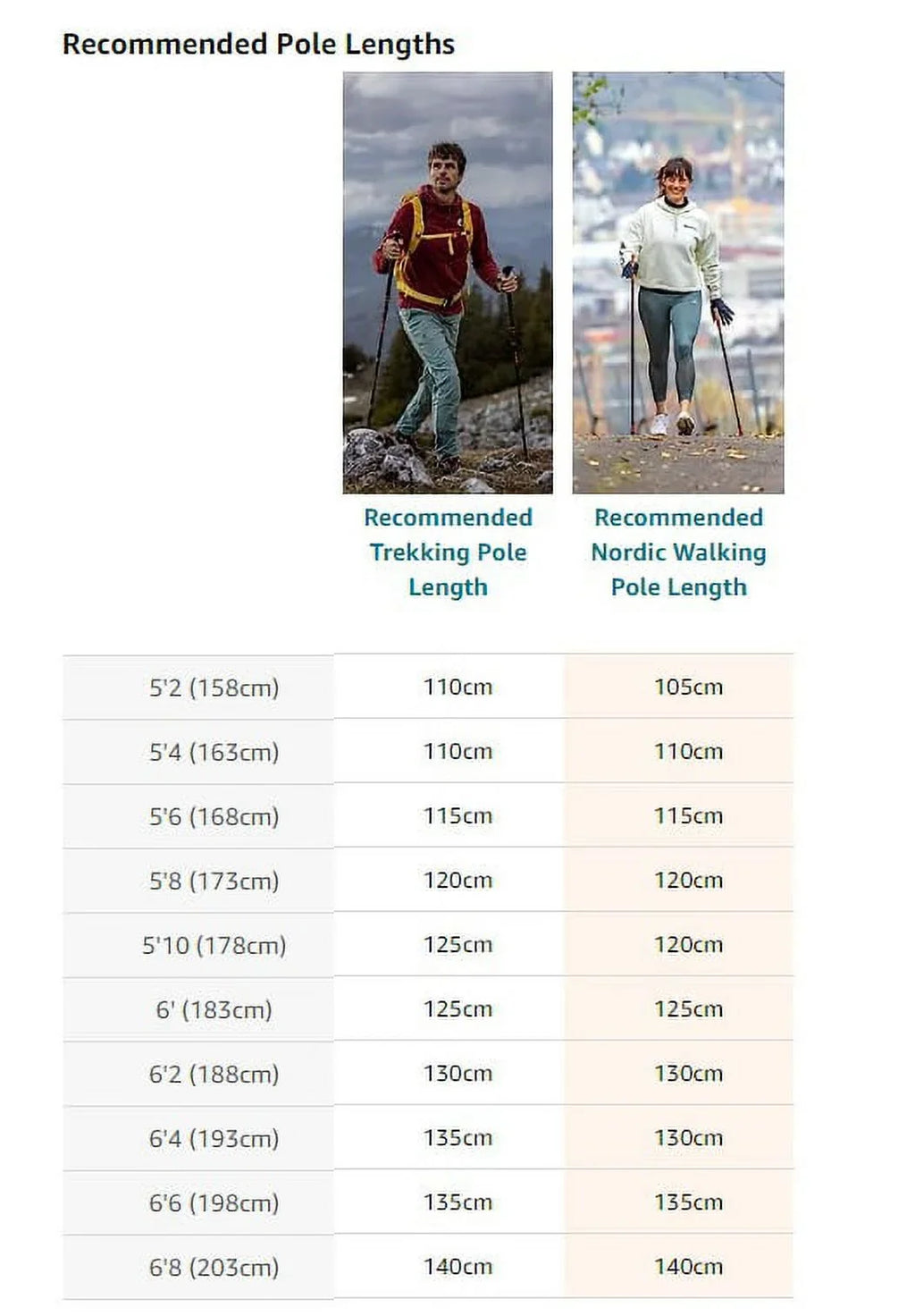 Nordic Walking Carbon Fixed Poles Length Platinium Series LEKI Brown Walking 115cm