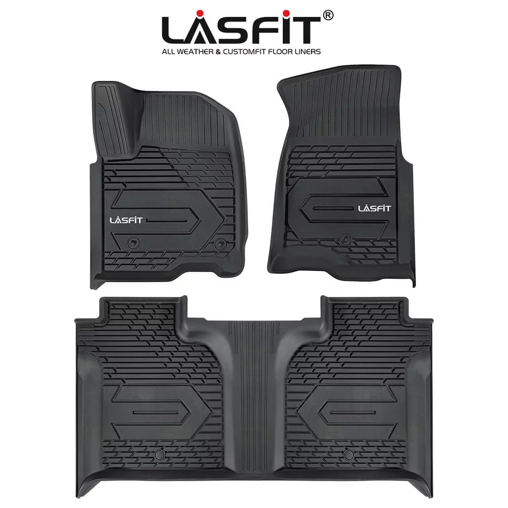 Floor Storage, for Double Plastic Silverado/GMC Cab, 1500 Fit Without & Lasfit Cab Crew 2020-2022 Mats (Don't Chevrolet 2019-2022 2500HD/3500HD Sierra Storage)