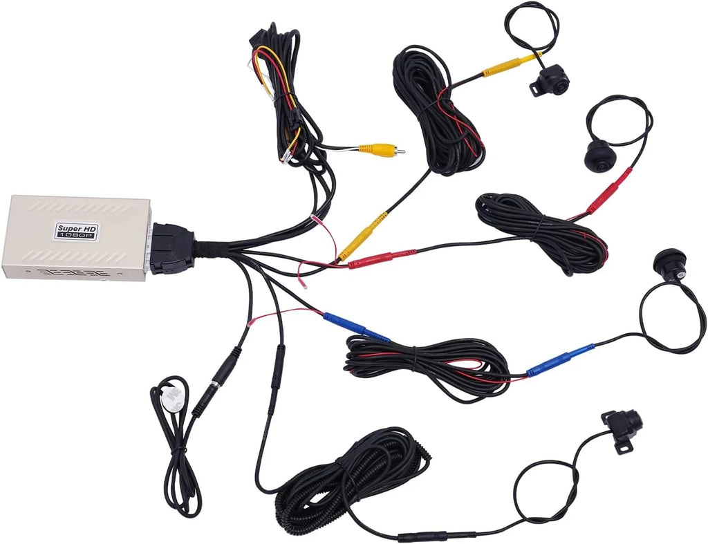 1080P View Degree 360 Panoramic DVR TFCFL Vision Car Night System Recording Recorder Bird 4-camera Devivce