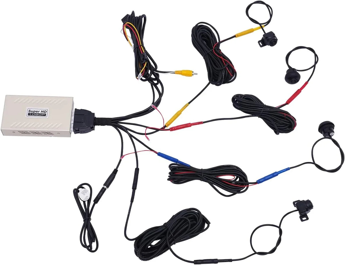 1080P View Degree 360 Panoramic DVR TFCFL Vision Car Night System Recording Recorder Bird 4-camera Devivce