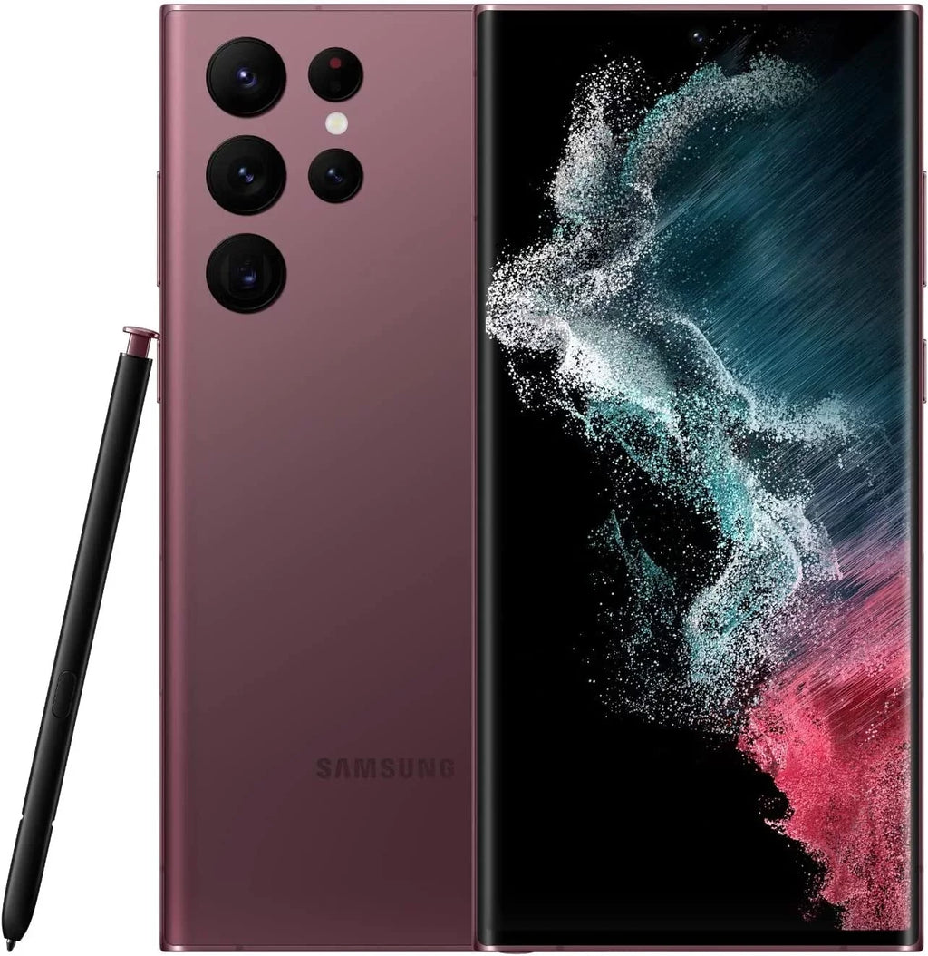 Burgundy (Fully Unlocked) S22 Galaxy 5G Ultra 256GB Restored S908U (Refurbished)