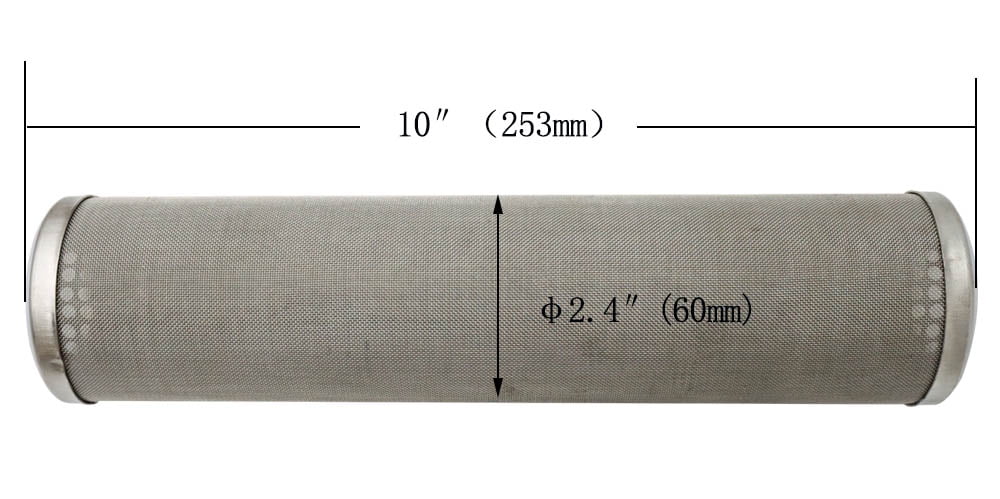Front Stainless NPT Steel Whole 1 inch inch House TECHTONGDA 8000L/h for 304 liquid liquid Filter Purification 10 Housing Filter