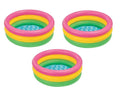 Multicolored Glow Swimming Pool, Intex Sunset Baby Colorful Inflatable 3