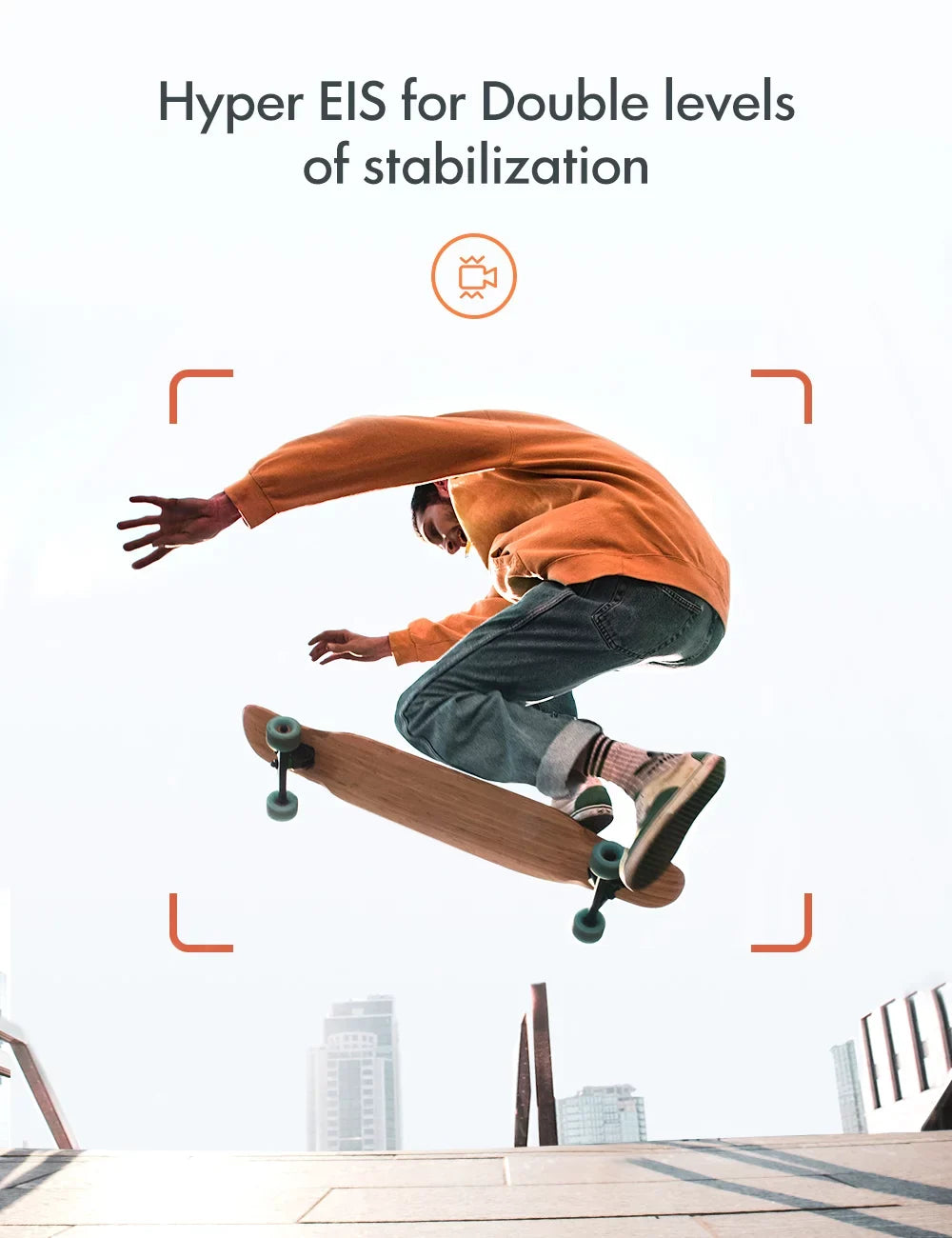 Skateboard A87 20MP Touchscreen WiFi Camcorder UHD Underwater Motorbike Apeman and Action Camera for Camera, 4K/60fps
