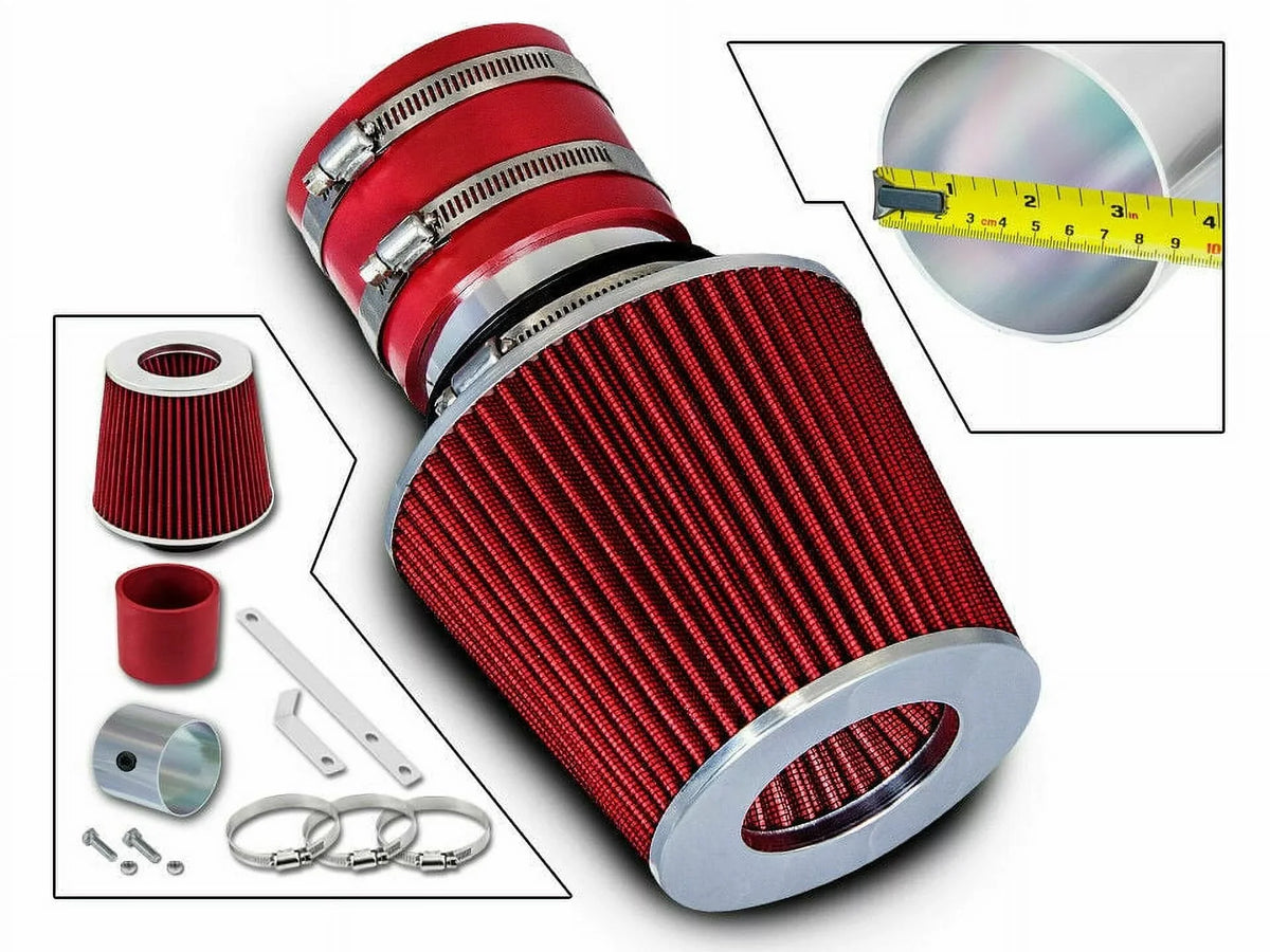 Combo LX Optima Filter / Sedona Kit + Ram Kia Sephia Compatible RED Short Racing 96-01 Air Kia Intake 02-05 01-06 For Kia / EX Rtunes