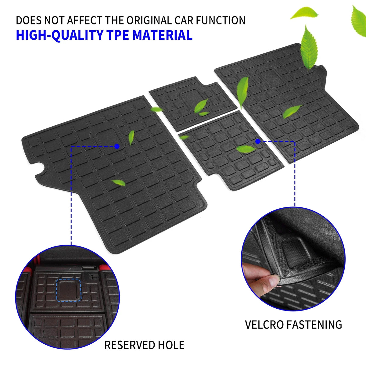 Trunk Fit 4Runner Mat Runner 5 Seats 4 Tray) Sliding 2010-2023 (Fit with Accessories