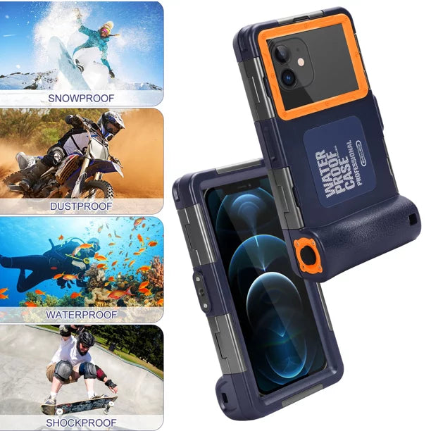 Professional Diving Up Snorkeling Surfing UrbanX And Waterproof 5G 6.9 Underwater Protective to LCD Oppo Photo with Video for Case Housing all Reno4 Phones Inch Lanyard Swimming [15m/50ft]